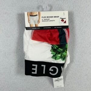 American Eagle Flex Boxer Briefs Mens Large 6" Inseam Christmas‎ Presents